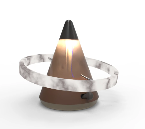 Halo — Marble / Warm bronze