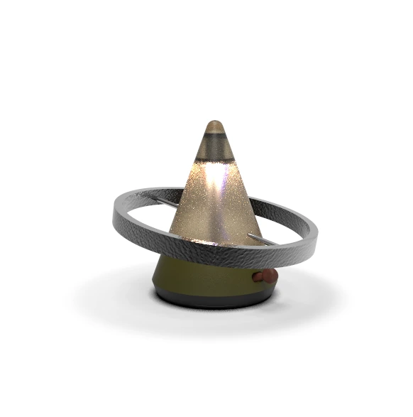 Halo — Olive / Forged metal